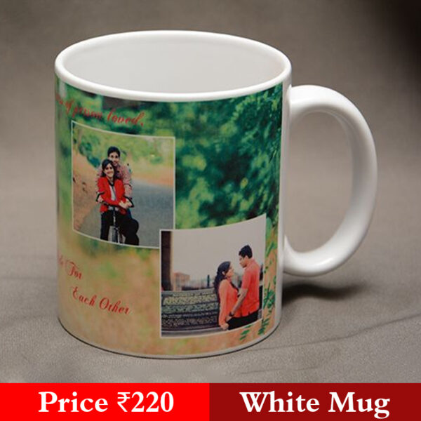 Personalized Photo White Mug